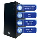 Computador MultiPC Intel i5 8ª Geração 32GB SSD 1TB NVMe Win11 Pro Desktop Potente para Escritório e Estudo