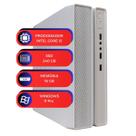 Computador MultiPc SlimDesk Branco Intel I5 2ª Geração Ram 16GB SSD 240GB Windows 11 Pro Compacto e Rápido