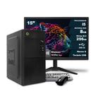 Computador On Corp Completo i5 8GB RAM 256GB NVMe Win10 Monitor 15