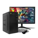 Computador On Corp Completo i5 8GB RAM 256GB NVMe Win10 Monitor 19