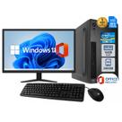 Computador Pc Completo Intel Core i5 16GB RAM SSD 240GB Monitor 19 Kit Teclado e Mouse, Windows 11 Office Pronto para Uso
