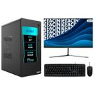 Computador Pc Completo Intel Core i7, 16GB, Windows 11 Pro, Monitor 24 Polegadas, Ssd eFacini 512Gb Wifi 6 sem fio Bluetooth 5.3