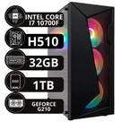 Computador Pc Cpu Core I7 10ª Geração 32gb Ram Ddr4 Ssd 1tb