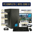 Computador Pc Desktop Completo I3, 4GB, HD 500GB + Kit Barato
