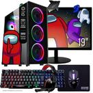 Computador PC Gamer Completo TOB Intel Core i5 SSD 240GB 16GB Teclado Mouse Mouse Pad e Headset Gamer Monitor 19 Windows 10 Pro Trial