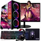 Computador PC Gamer Completo TOB Intel Core i5 SSD 480GB 16GB Teclado Mouse Mouse Pad e Headset Gamer Monitor 23" Windows 10 Pro Trial