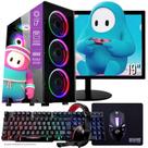 Computador PC Gamer Completo TOB Intel Core i7 SSD 240GB 16GB Teclado Mouse Mouse Pad e Headset Gamer Monitor 19" Windows 10 Pro Trial