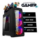 Computador PC Gamer Intel Core i3 8GB SSD 120GB VGA 4GB Windows 10 - Lumitec