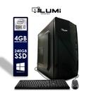 Computador PC Intel Core i3 4GB SSD 240GB Windows 10 + Teclado e Mouse - Lumitec Computador PC Intel Core i3 4GB SSD 240GB Windows 10 + Teclado e Mouse - Lumitec