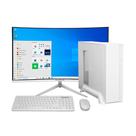 Computador Pc Slim Branco I5 6ªg 16gb Ram Ssd 960gb Tela 23