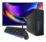 Computador Pc Slim Branco I5 8gb Ram Ssd 240gb Tela 23.8 Fhd