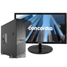Computador SFF Concórdia Completo Com Monitor 21,5'' Processador Core i5 9400 8GB DDR4 SSD 240GB FreeDos