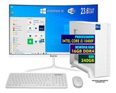 Computador Slim Core I5 10400f 16gb Ram Ssd 240gb Tela 23