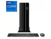 Computador Slim Intel Core i7 16GB SSD 480GB mouse e teclado sem fios - technolink