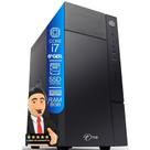Computador TOB Intel Core i7 6ªGeração Memória 8GB SSD 240GB Win11 Trial Desktop PC CPU
