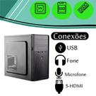 Computador TOB Ultra Life Plus Max Intel Core i5 9400/SSD 240GB/8GB/Gabin. Preto