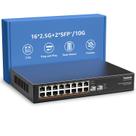 Comutador Ethernet YuanLey 2,5 G 18 portas 16 x 2,5 Gb Base-T 2 x 10 G SFP+