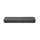 Concentrador USB de 6 Puertos para Simulador de Vuelo Honeycomb Aeronautical para PC/MAC