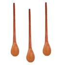 Concha Colher De Pau Madeira De 32 Cm - 3un. Marrom