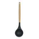 Concha Colher de Silicone Cabo de Madeira Top Util Cozinha