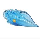 Concha Cristal Murano Dell' uzzo Aqua Marine 10 cm