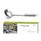 Concha de cozinha Berglander, colher de sopa de aço inoxidável, prata