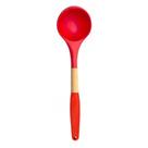 Concha de Feijão Silicone Cabo Madeira Removível 32cm Utensílio Em Casa Tem