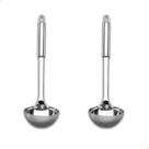Concha De Inox Para Caldos Sopas e Feijão 32cm Utensílio 2 Peças