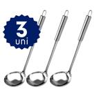 Concha de Inox Pequena 50 ml Ideal Para Feijão, Sopa, Caldos e Molhos Quentes Concha de Inox Pequena 50 ml Ideal Para Feijão, Sopa, Caldos e Molhos Quentes