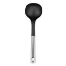 Concha de Nylon com Cabo em Aço Inox - UD190116- Preto - Uny Gift