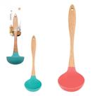 Concha de Silicone com Cabo de Madeira