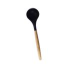 Concha de silicone com cabo de madeira preto