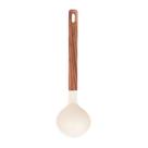 Concha de Silicone com Cabo em Acácia Spicy Bege