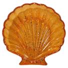 Concha Do Mar Decorativa Para Pendurar Apoiar Laranja 10,7cm