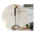 Concha em Aço Inox com Cabo em Plástico 35 cm Marca Thika