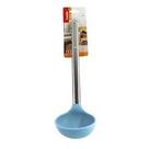 Concha em Silicone com Cabo Aço Inox Azul