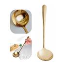 Concha Grande Para Servir Molhos Caldos 32cm Linha Positano Dourado Lyor Premium