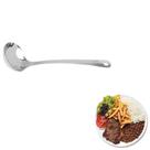 Concha Para Servir Molho Caldo Metal Inox 29cm Malta