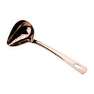 Concha para servir molhos chocolate Aço Inox 22cm Rose gold