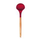 Concha Silicone Bambu 32cm Utensílio Cozinha Feijão Sopa