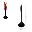 Concha Silicone Preto Cozinha Caldos Sopas Utensílio Resistente