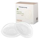 Conchas coletoras de leite para amamentação Chargenyang em silicone, 2 unidades
