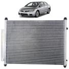 Condensador Civic 1.8 Flex Automático 2007 2008 2009 2010 2011 2012