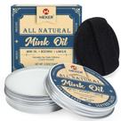 Condicionador de Couro MEKER Óleo de Visom 100 g Natural Impermeável Condicionador de Couro MEKER Óleo de Visom 100 g Natural Impermeável