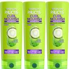 Condicionador Garnier Fructis Curl Nourish 360 ml (pacote com 3)