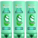 Condicionador Garnier Fructis Pure Clean Hidratante 360mL (x3)