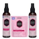 Condicionador HASK Keratin 5 em 1 Leave-In Duo 180 ml x 2