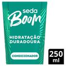 Condicionador seda boom hidratante manteiga de karité hidratação duradoura bisnaga 250ml