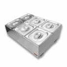 Condimentadora Central 6 cubas ZPCNR06 Inox