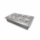 Condimentadora Central Embutir 8 Cubas Refrigerada ZPCNR08E